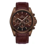 ساعت ونیز مردانه چرمی کرنوگراف کد V80158 - تصویر 4